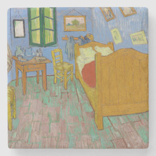 Vincent Van Gogh Schlafzimmer Gemälde Steinuntersetzer