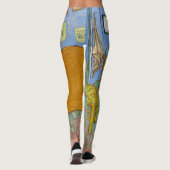Vincent Van Gogh. Schlafzimmer. Impressionismus Vi Leggings (Rückseite)