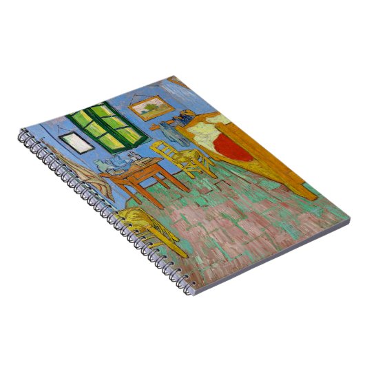 Vincent Van Gogh Schlafzimmer. Impressionismus Vin Notizblock (Rechte Seite)