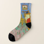 Vincent Van Gogh Schlafzimmer. Impressionist Vinta Socken (Links - Außen)