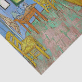 Vincent Van Gogh Schlafzimmer. Impressionistische Seidenpapier (Ausschnitt)