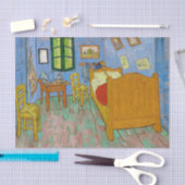 Vincent Van Gogh Schlafzimmer. Impressionistische Seidenpapier (Handwerk)