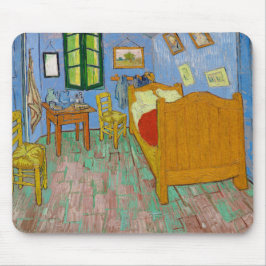 Vincent Van Gogh Schlafzimmer. Impressionistischer Mousepad