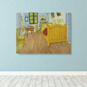Vincent Van Gogh, Schlafzimmer in Arles, 1. Versio Leinwanddruck