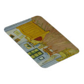 Vincent Van Gogh, Schlafzimmer in Arles, 1. Versio Magnet (Rechte Seite)