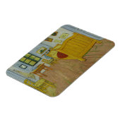 Vincent Van Gogh, Schlafzimmer in Arles, 1. Versio Magnet (Linke Seite)