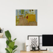 Vincent Van Gogh, Schlafzimmer in Arles, 1. Versio Poster (Heimbüro)