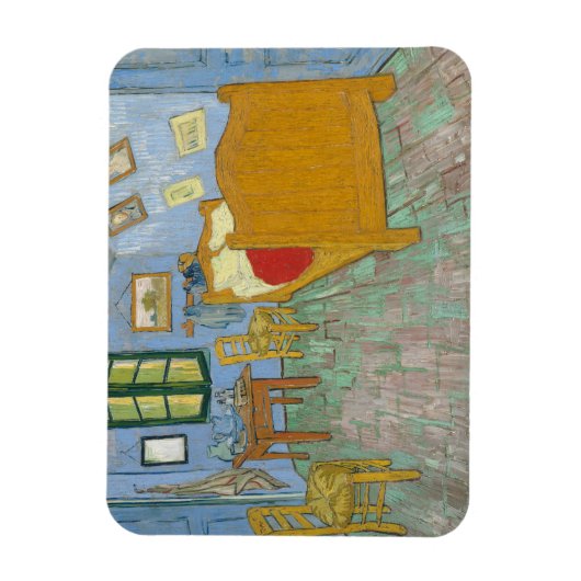 Vincent Van Gogh, Schlafzimmer in Arles, 2. Versio Magnet (Vertikal)