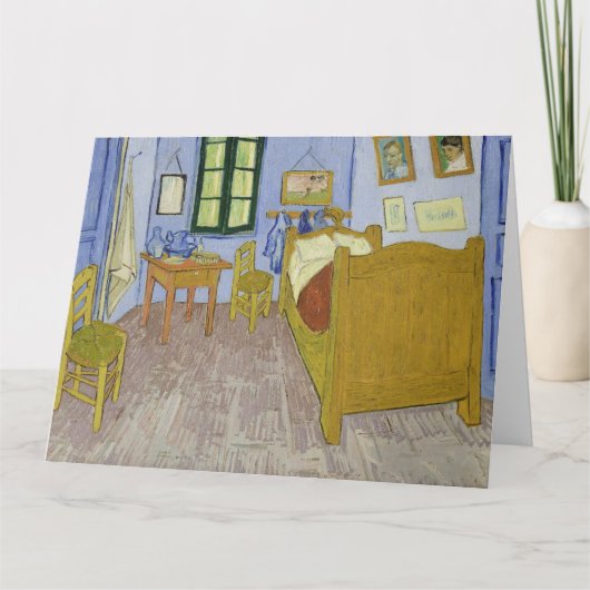 Vincent Van Gogh, Schlafzimmer in Arles, 3. Versio Karte (Vorderseite)