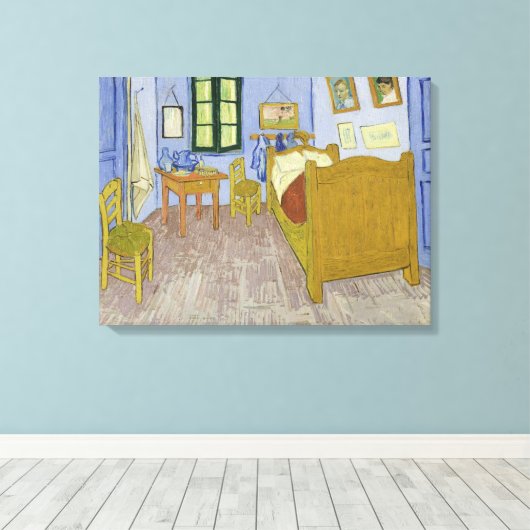Vincent Van Gogh, Schlafzimmer in Arles, 3. Versio Leinwanddruck (Insitu (Holzboden))