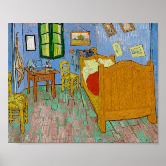 Vincent van Gogh Schlafzimmer in Arles Malerei Poster (Vorne)