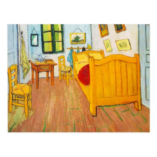 Vincent Van Gogh Schlafzimmer In Arles Postkarte Zazzle De