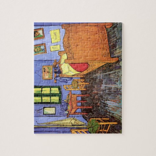 Vincent van Gogh - Schlafzimmer in Arles schöner Puzzle (Vertikal)