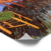 Vincent Van Gogh - Schlafzimmer mit Arles Fine Art Poster (Ecke)