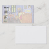 Vincent Van Gogh - Schlafzimmer mit Arles Fine Art Visitenkarte (Vorne/Hinten)