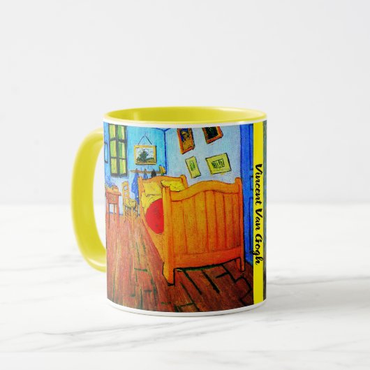 Vincent Van Gogh - Schlafzimmer Tasse (Vorderseite Links)