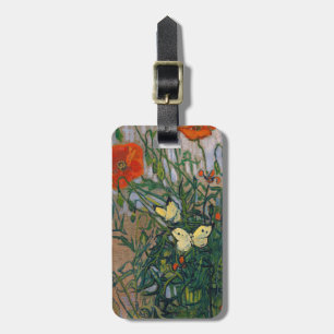 Vincent van Gogh - Schmetterlinge und Mohn Gepäckanhänger