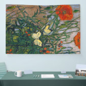 Vincent van Gogh - Schmetterlinge und Pfoten Banner (Messe)