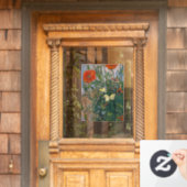 Vincent van Gogh - Schmetterlinge und Pfoten Fensteraufkleber (Haustür)