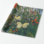 Vincent van Gogh - Schmetterlinge und Pfoten Geschenkpapier<br><div class="desc">Schmetterlinge und Poppies - Vincent van Gogh,  Oil on Leinwand,  1890</div>