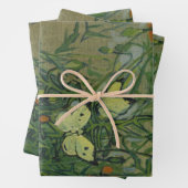 Vincent van Gogh - Schmetterlinge und Pfoten Geschenkpapier Set (Beispiel)