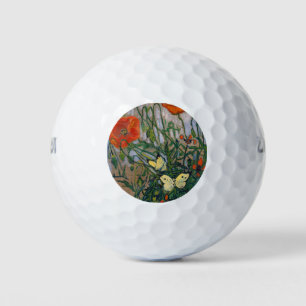 Vincent van Gogh - Schmetterlinge und Pfoten Golfball