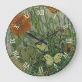 Vincent van Gogh - Schmetterlinge und Pfoten Große Wanduhr (Vorderseite)