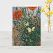 Vincent van Gogh - Schmetterlinge und Pfoten Karte (Gelbe Blume)
