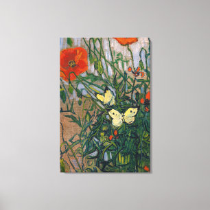Vincent van Gogh - Schmetterlinge und Pfoten Leinwanddruck
