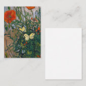 Vincent van Gogh - Schmetterlinge und Pfoten Mitteilungskarte (Vorne/Hinten)