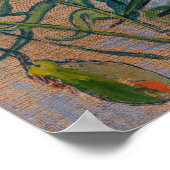 Vincent van Gogh - Schmetterlinge und Pfoten Poster (Ecke)