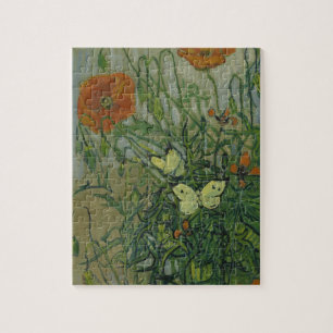 Vincent van Gogh - Schmetterlinge und Pfoten Puzzle