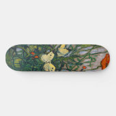 Vincent van Gogh - Schmetterlinge und Pfoten Skateboard (Horizontal)