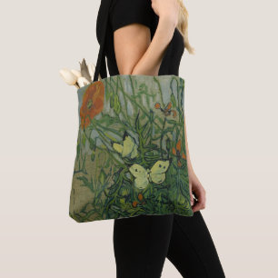 Vincent van Gogh - Schmetterlinge und Pfoten Tasche