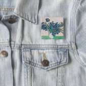 Vincent van Gogh - Schwertlilien Button (Beispiel)