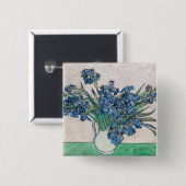 Vincent van Gogh - Schwertlilien Button (Vorne & Hinten)