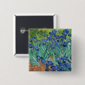 Vincent Van Gogh - Schwertlilien Button (Vorne & Hinten)
