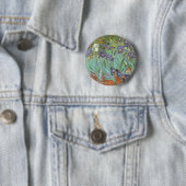 Vincent van Gogh - Schwertlilien Button (Beispiel)