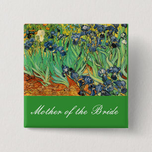 Vincent van Gogh,Schwertlilien Button