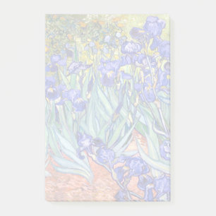 Vincent Van Gogh Schwertlilien Floral Vintage Kuns Post-it Klebezettel