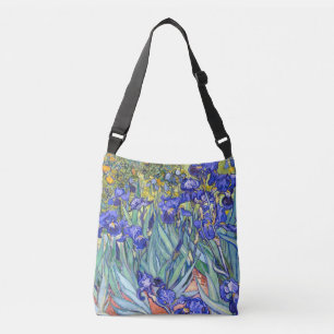 Vincent Van Gogh Schwertlilien Florale Vintage-Fin Tragetaschen Mit Langen Trägern