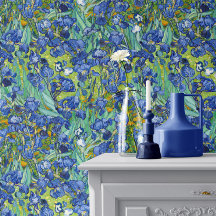 Vincent Van Gogh Schwertlilien in Blau und Grün