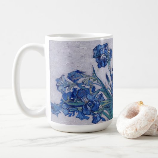 Vincent Van Gogh. Schwertlilien Kaffeetasse (Mit Donut)
