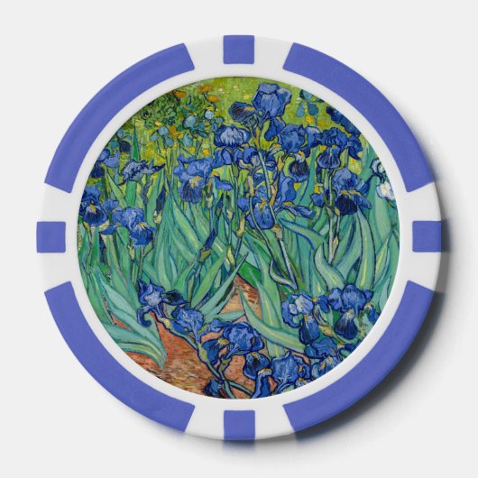Vincent Van Gogh - Schwertlilien Pokerchips (Vorderseite)