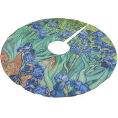 Vincent Van Gogh - Schwertlilien Polyester Weihnachtsbaumdecke (Schrägansicht)