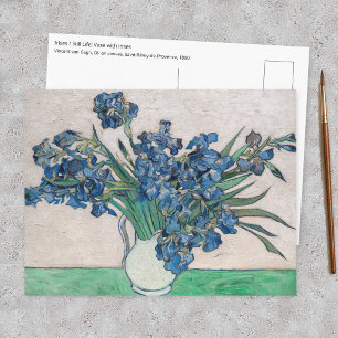 Vincent van Gogh - Schwertlilien Postkarte