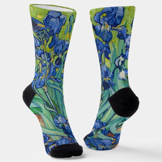 Vincent Van Gogh - Schwertlilien Socken (Gewinkelt)