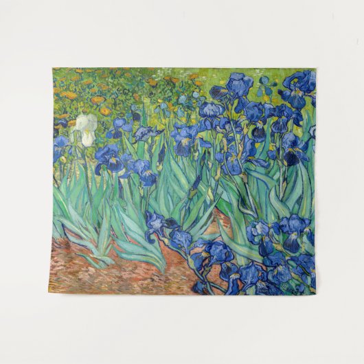 Vincent Van Gogh - Schwertlilien Wandteppich (Vorderseite (Horizontal))