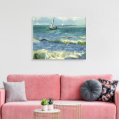 Vincent van Gogh - Seascape bei Les Saintes Leinwanddruck (Insitu (Wohnzimmer))