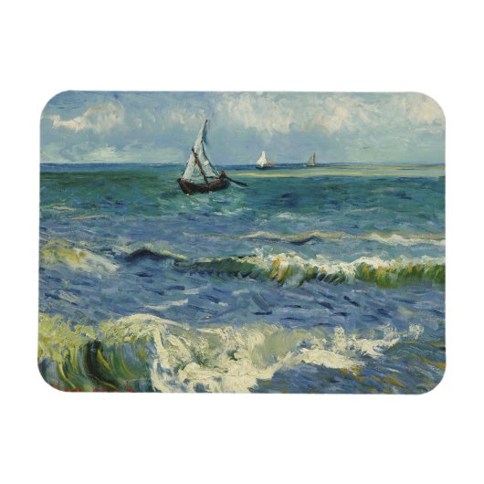 Vincent van Gogh - Seascape bei Les Saintes Magnet (Horizontal)